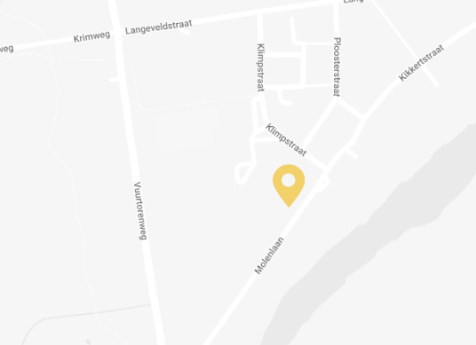 Map of the location of Vakantie huis op Texel